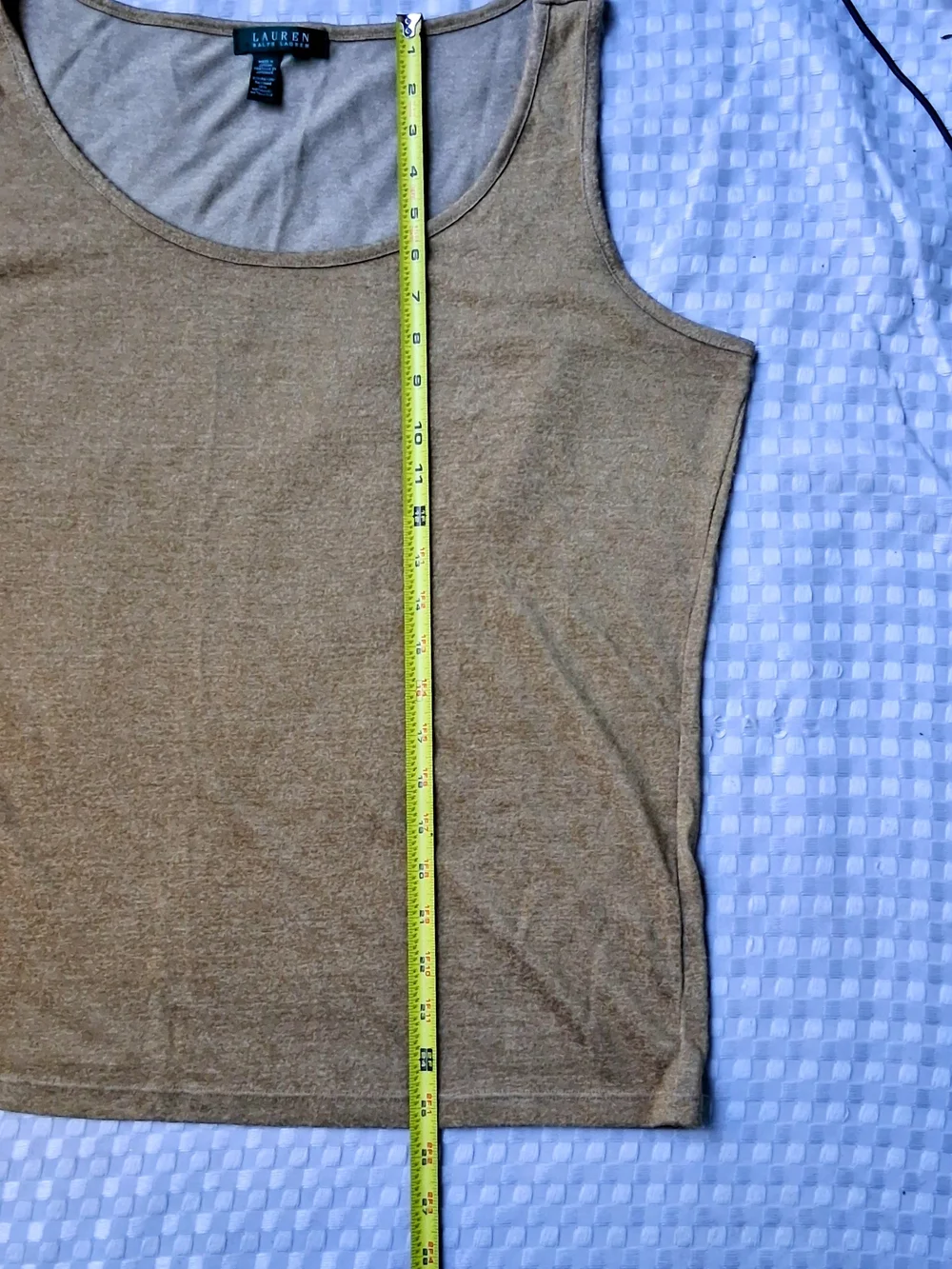 Lauren Ralph Lauren Sleeveless Tank Top Gold